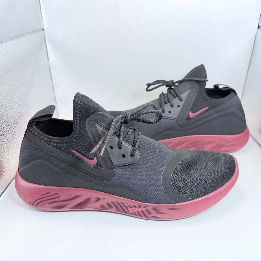 Nike Lunarsolo Black Bordeaux Mens Running Shoes 923619-006 Size 8.5